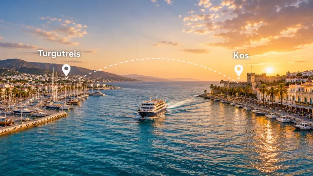 Turgutreis → Kos